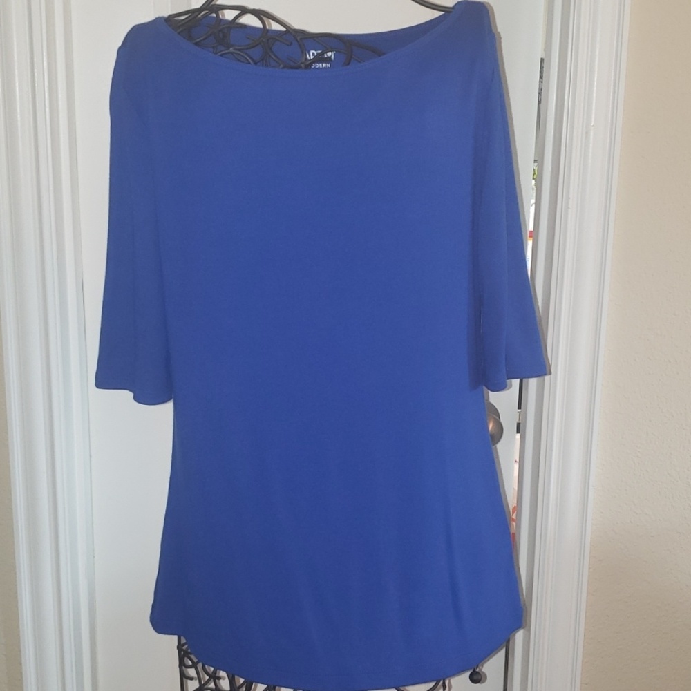 Royal blue ballet tee